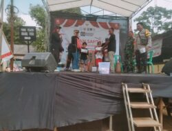 Gerak jalan seluruh masarakat dan meriah kan HUT RI ke 80 di desa taman sari