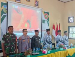 Sinergi TNI dan Dunia Pendidikan, Babinsa Hadiri Konferensi PGRI Cabang Singkut