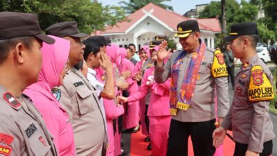 Kapolres Sarolangun Hadiri Launching Program Makan Sehat dan Cegah Stunting saat Kungker ke Polsek Kota, Guna Dukung Akselerasi Menuju Indonesia Emas 2045.
