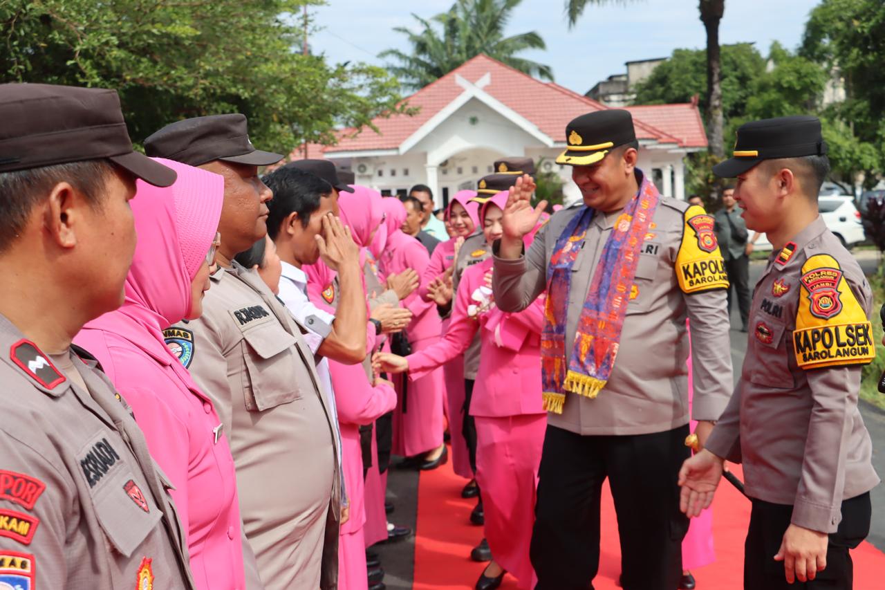Kapolres Sarolangun Hadiri Launching Program Makan Sehat dan Cegah Stunting saat Kungker ke Polsek Kota, Guna Dukung Akselerasi Menuju Indonesia Emas 2045.