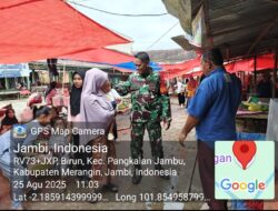 Senyum Babinsa Untuk Menyapa Warga, Wujudkan Kekompakan dan Kemanunggalan TNI-Rakyat