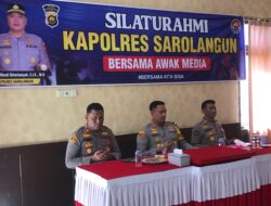 Silaturahmi Dengan Awak Media, Kapolres Sarolangun : Mari Bersinergi Menciptakan Sarolangun Yang Sejuk Aman Dan Kondusif