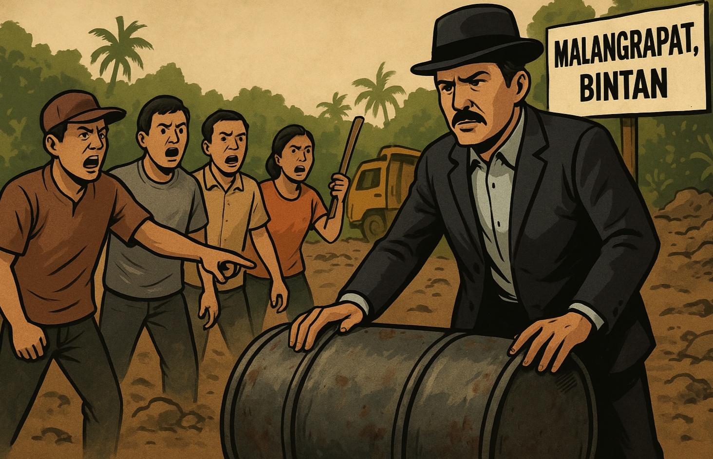 Mafia Tambang Galian C Menggila di Malangrapat, Kab.Bintan — Diduga Dalangnya Elvis, Untouchable?