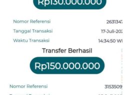 Konsumen Minta Pengembalian Uang Muka di Lakukan Pihak PT. xxx Industry Palembang Klarifikasi Sebesar 280 Juta