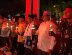 Wabup H A Khafidh Ikuti Doa Bersama dan Aksi Damai 1.000 Lilin, Dir RSUD Bangko Bangga Merangin aman