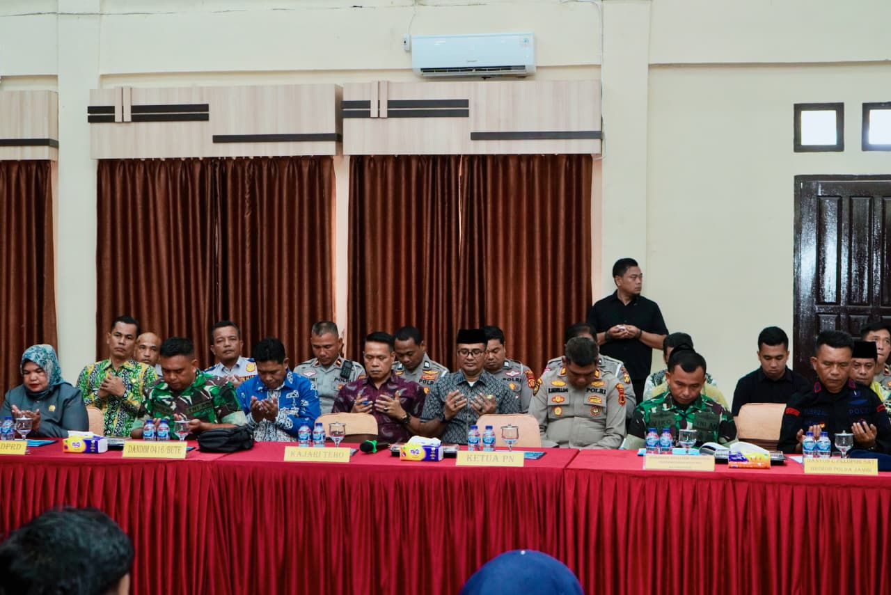 Polres Tebo Gelar Rapat Koordinasi Pencanangan Lokasi Car Free Day Kabupaten Tebo Tahun 2025