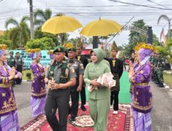 Meriah dan Penuh Kehangatan, Letkol Inf Yakhya Wisnu Arianto Resmi Disambut Sebagai Dandim 0420/Sarko