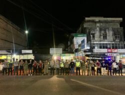 Jaga Kondusivitas Sarolangun, Ratusan Aparat Gelar Patroli Skala Besar.