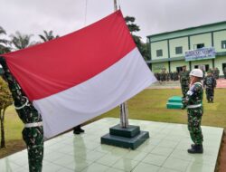 Kasdim 0420/Sarko Mayor Inf Usman, S.Ag., MPd.I Pimpin Upacara Mingguan dengan Semangat Tinggi