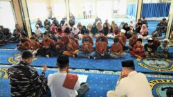 Komandan Kodaeral I Gelar Doa Bersama dan Santunan Anak Yatim Piatu, Duafa dan Santri