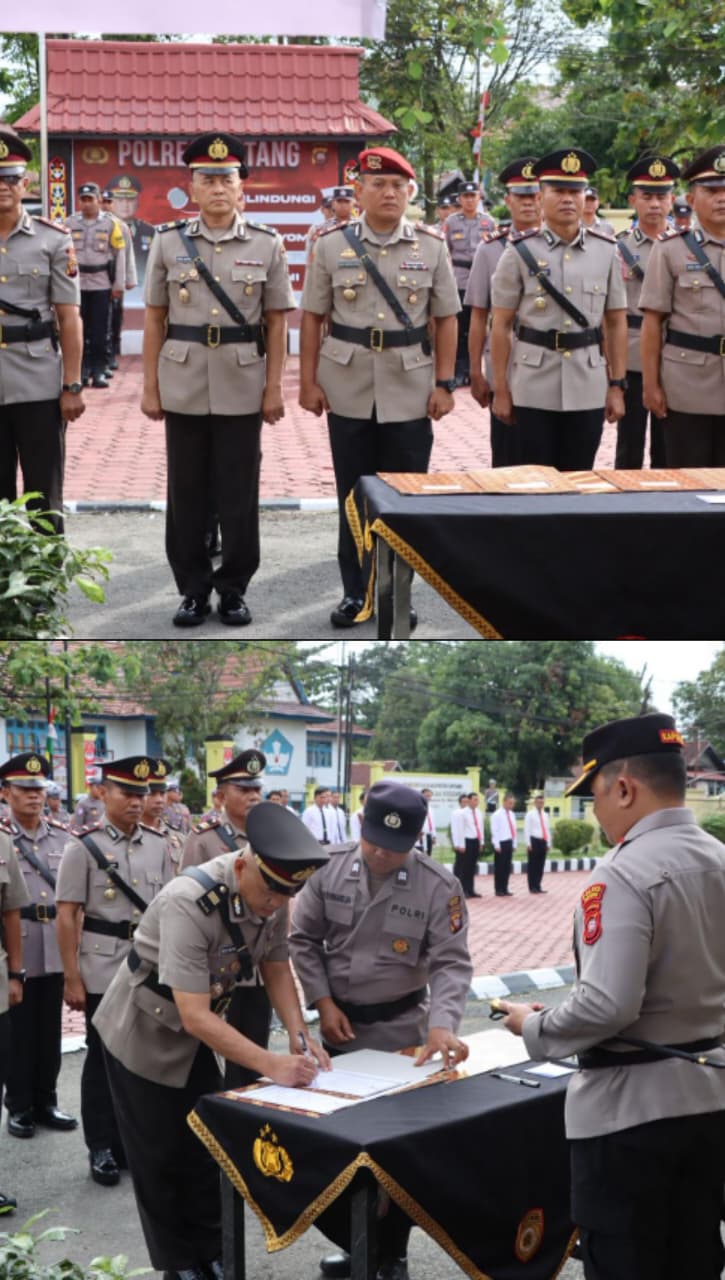 Kapolres Sintang Serahterimakan Jabat Kabag, Kasat Hingga Kapolsek Jajaran