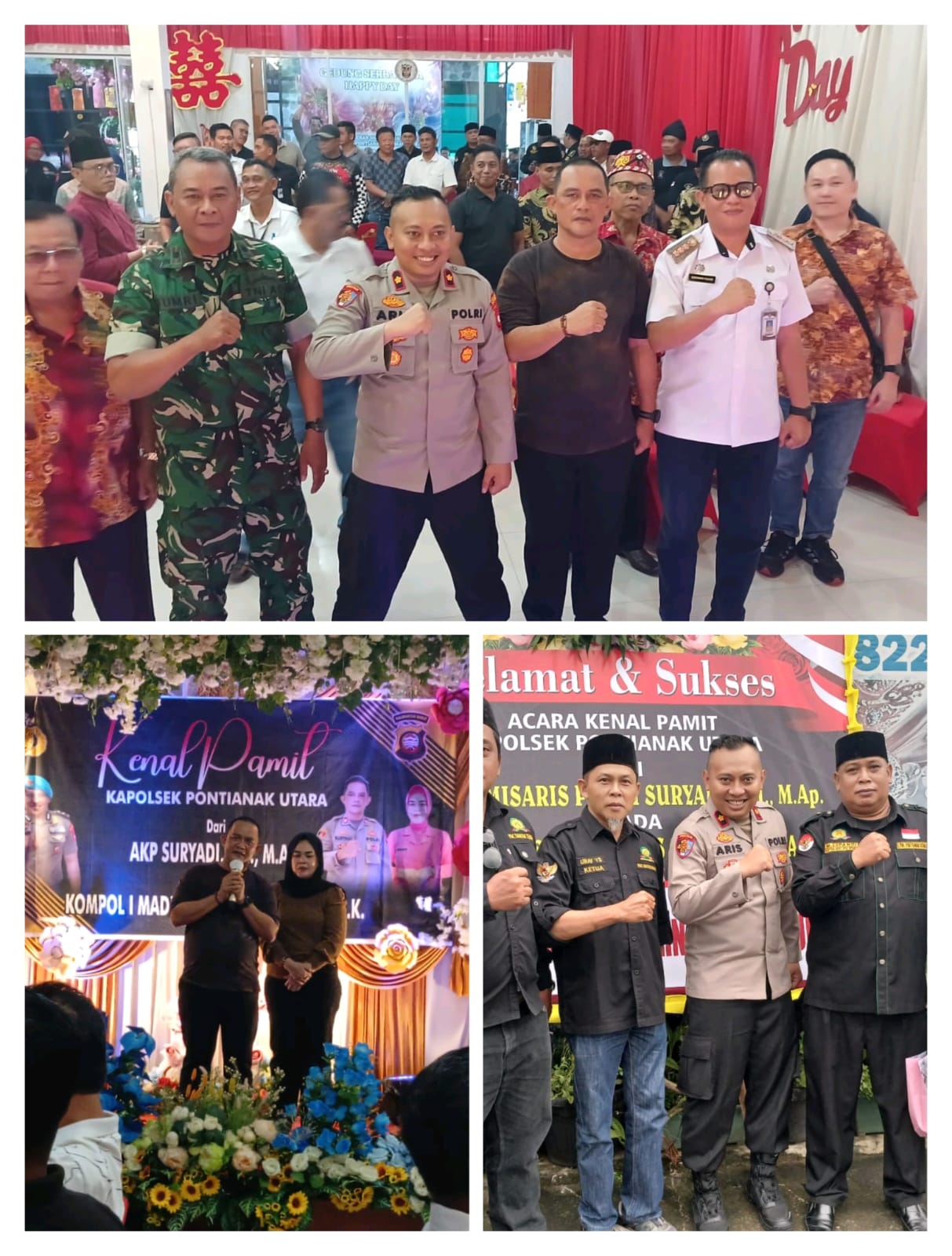 Estafet Kepemimpinan Polsek Pontianak Utara, AKP Suryadi Serahkan Jabatan kepada Kompol I Made Aris Candra Putra!