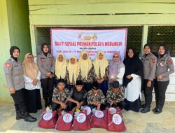 Polwan Polres Merangin Gelar Bakti Sosial dalam Rangka Hari Jadi Polwan RI ke-77
