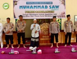 Polres Sarolangun Gelar Maulid Nabi Muhammad SAW 1447 H di Masjid Asmaul Husna-99 dengan Penuh Khidmat.