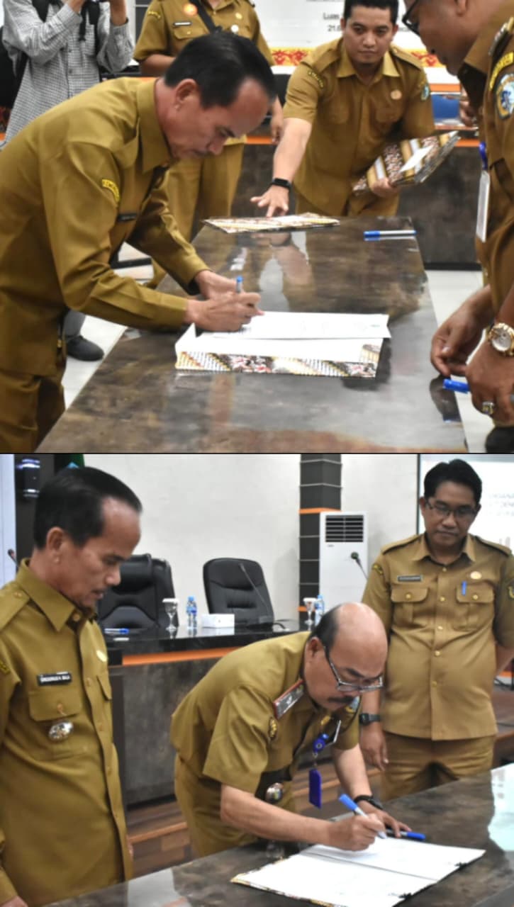 Pacu Kinerja OPD Hingga 2029, Kepala OPD di Pemkab Sintang Teken Perjanjian Dihadapan Bupati Sintang