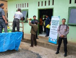 Dukung Stabilisasi Harga Pangan, Polres Way Kanan Gelar GPM di Kampung Negeri Bumi Putera