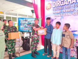 Bakti Kesehatan, Kodim 0420/Sarko Gelar Program Karya Bakti Teritorial Prima Dalam Rangka HUT ke 80 TNI di Wilayah Kodim 0420/Sarko,