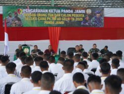 Danrem 042/Gapu Tekankan Seleksi Caba PK TNI AD Gelombang II TA 2025 Panda Jambi Gratis dan Transparan