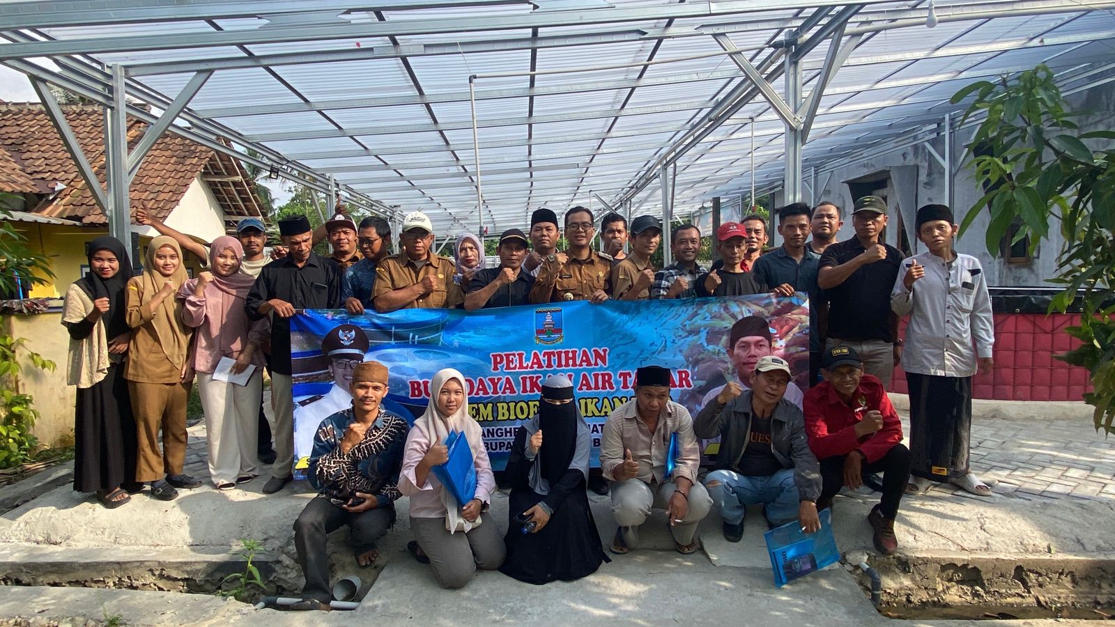 Desa sindangheula fokus budidaya ikan nila sistim bioflok target panen raya 3 bulan