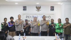 Tingkatkan Peran Warga Jaga Lingkungan, Kapolres Metro Jakarta Utara Resmikan Presidium Komunitas Ojek Online