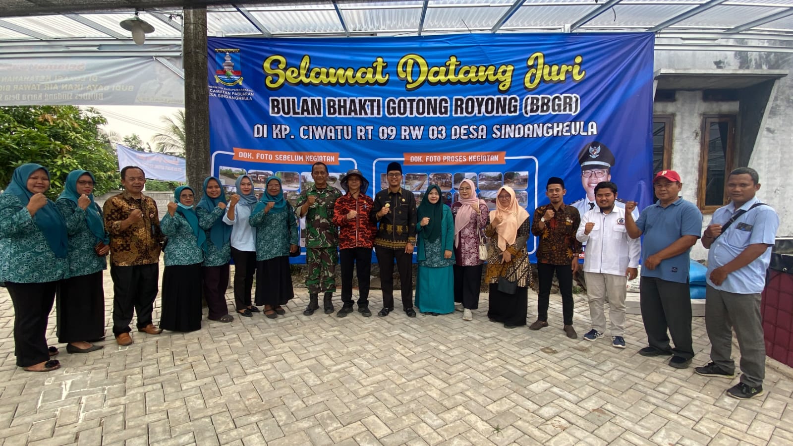 Penilaian lomba bulan bakti gotong royong2025 , sindangheula tampilan tiga inovasi
