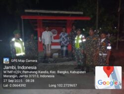 Patroli Malam dan Komsos Koramil 420-09/Bangko Tingkatkan Keamanan Lingkungan Warga