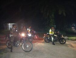 Sinergi TNI, Ormas dan Warga: Patroli Malam Wujud Nyata Jaga Kamtibmas di Wilayah Koramil 420-09/Bangko