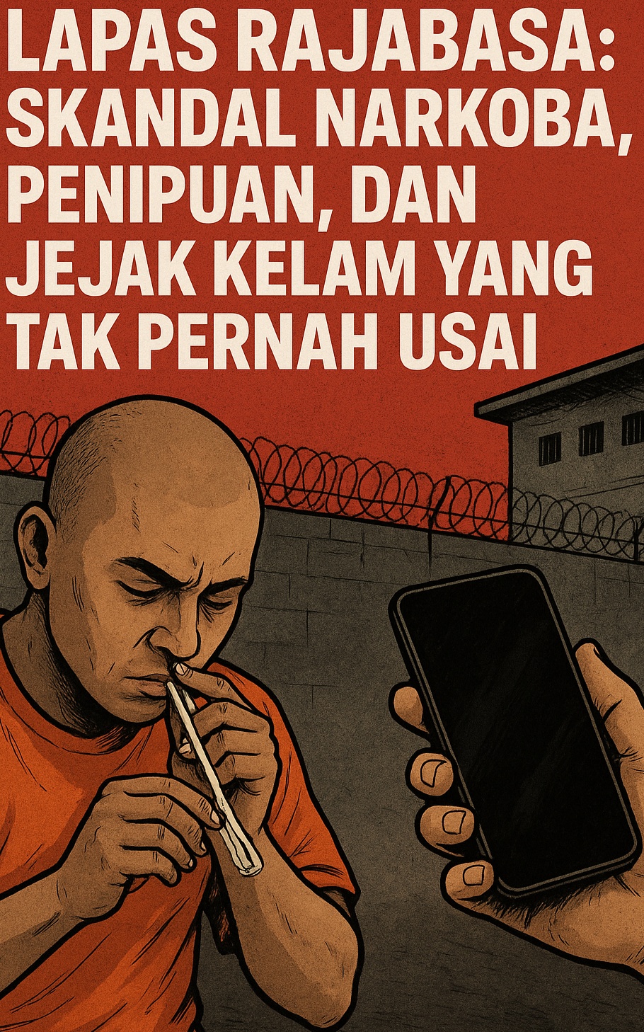 Lapas Rajabasa: Skandal Narkoba, Penipuan, dan Jejak Kelam yang Tak Pernah Usai