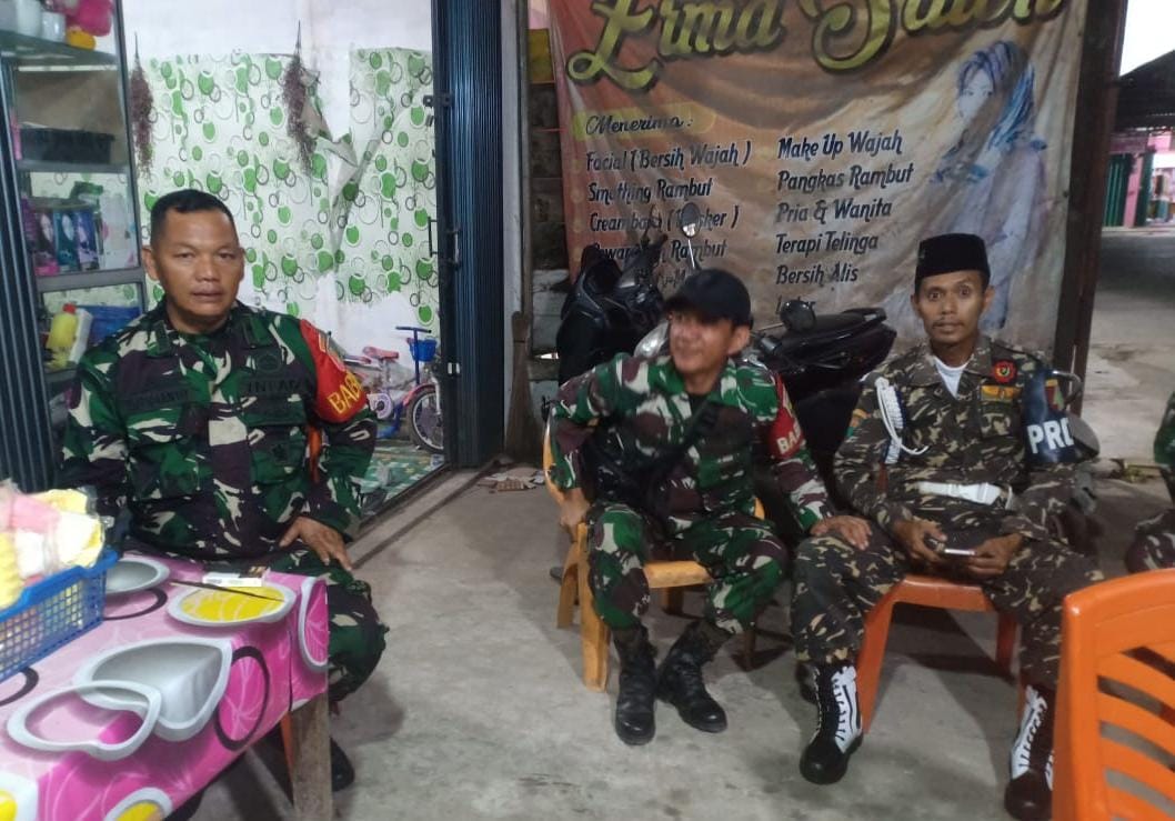 Wujud Nyata Sinergi TNI dan Masyarakat Jaga Keamanan Lingkungan