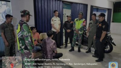 Koramil 420-04/Sarolangun Gencarkan Patroli dan Komsos Malam Demi Keamanan Wilayah