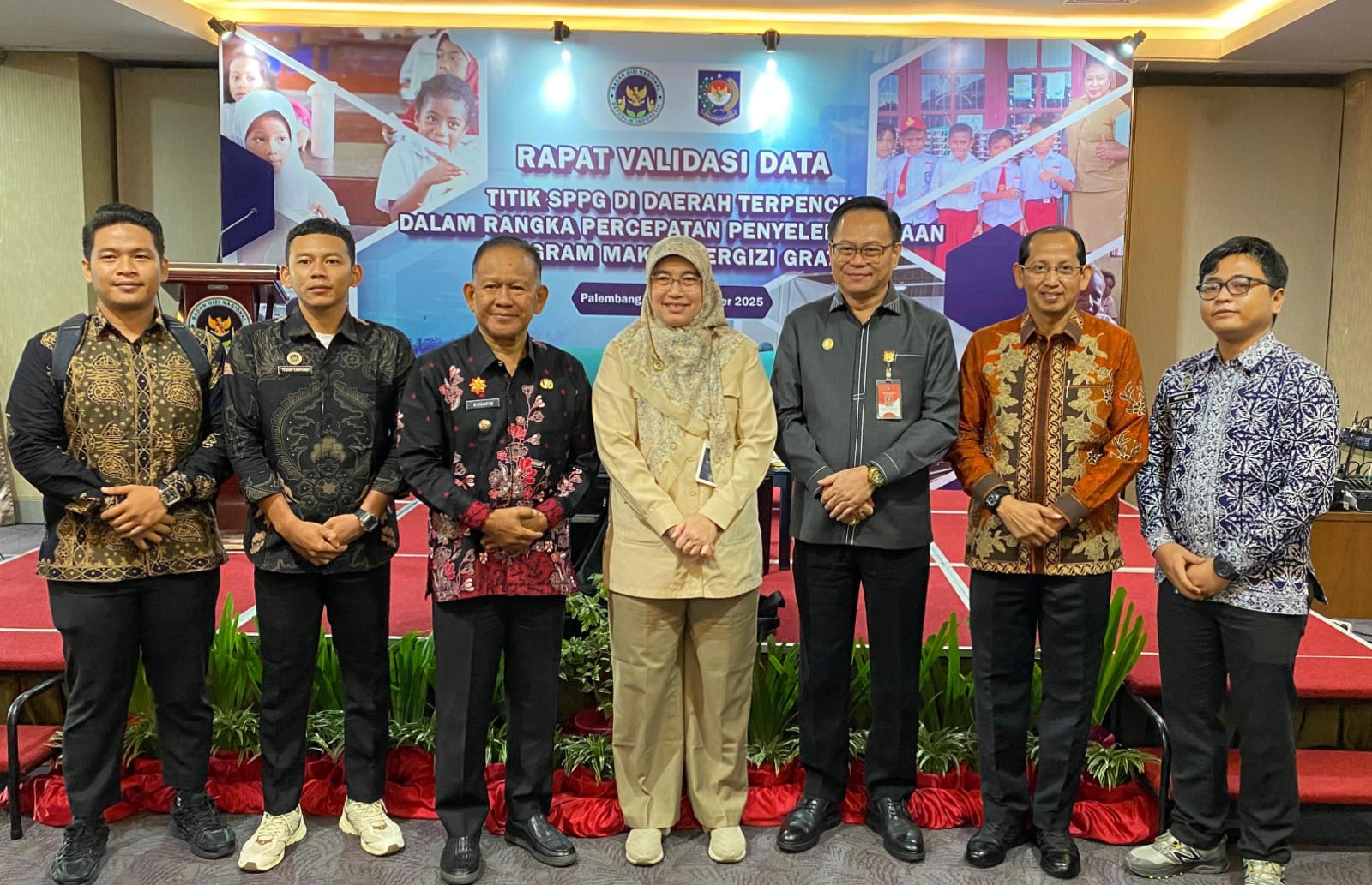 Merangin Dipuji Habis Oleh BGN dan Mendagri Pada Rapat Validasi Data SPPG Daerah Terpencil di Pelembang