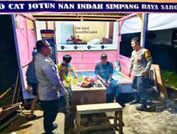 Kapolres Sarolangun Himbau Masyarakat Jaga Kamtibmas Melalui Pos Kamling.