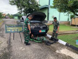 DENPAL XX/2 JAMBI LAKSANAKAN KEGIATAN YANHAR AKTIF TW IV TAHUN 2025 DI KODIM 0420/SARKO