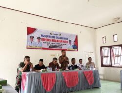 BABINSA KORAMIL 420-02/MA LIMUN HADIRI MUSYAWARAH DESA KHUSUS KOPERASI MERAH PUTIH DI DESA BINAAN