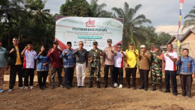 Dandim 0420/Sarko Ikuti Vicon Kegiatan Ground Breaking Koperasi Desa/Kelurahan Merah Putih (KDKMP)