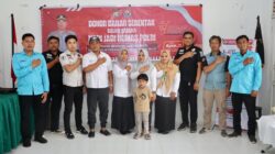 Semarak HUT Humas Polri Ke-74, Polres Sarolangun Gelar Donor Darah.
