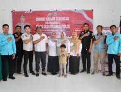 Semarak HUT Humas Polri Ke-74, Polres Sarolangun Gelar Donor Darah.