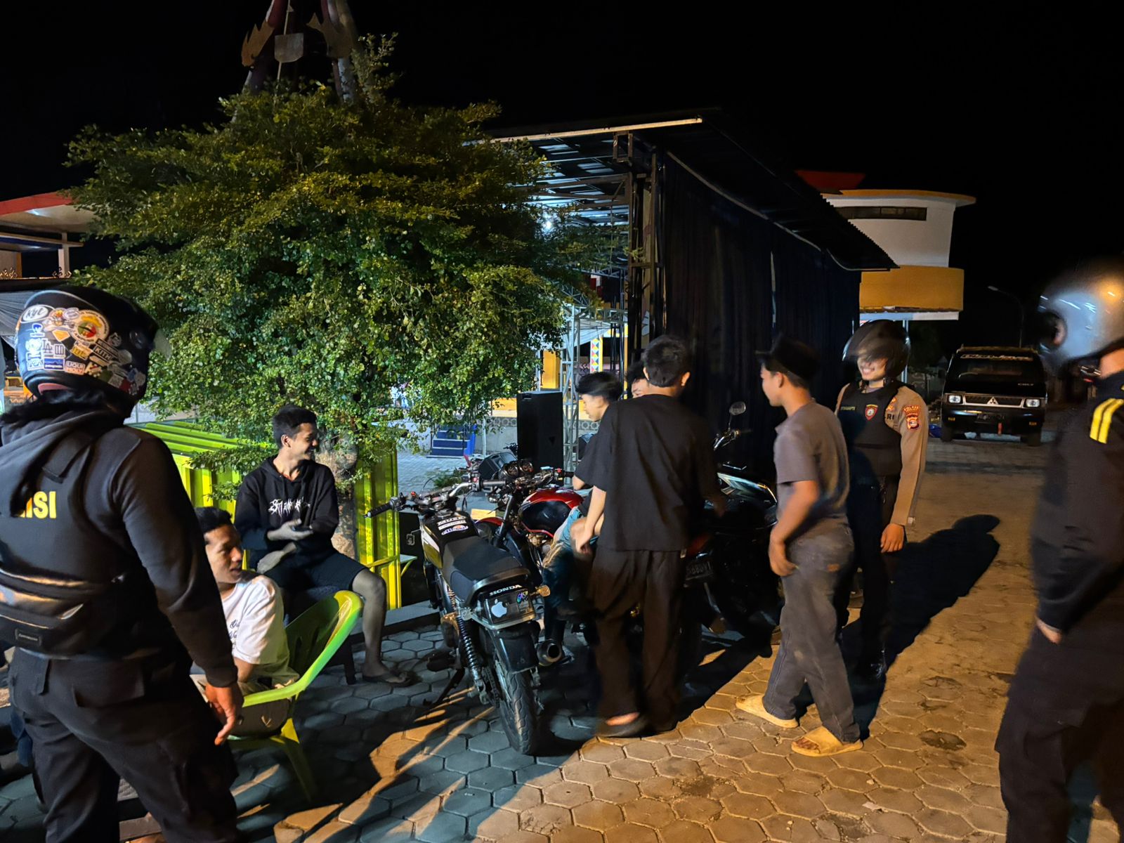 Cegah C3 dan Balap Liar, Samapta Polres Tanggamus Gelar Patroli Perintis Presisi di Gisting