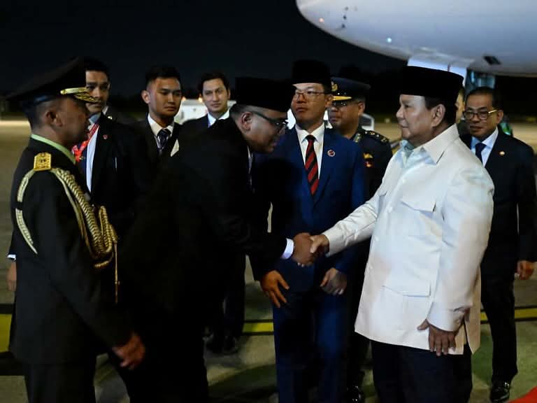 Hadiri KTT Ke-47 ASEAN, Presiden Prabowo Tiba di Malaysia Hadiri KTT Ke-47 ASEAN, Presiden Prabowo Tiba di Malaysia
