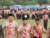 Dukungan Penuh TNI dalam Semarak Jambore Pramuka Cabang Merangin ke-IX: Kobarkan Semangat Persatuan di Bumi Perkemahan