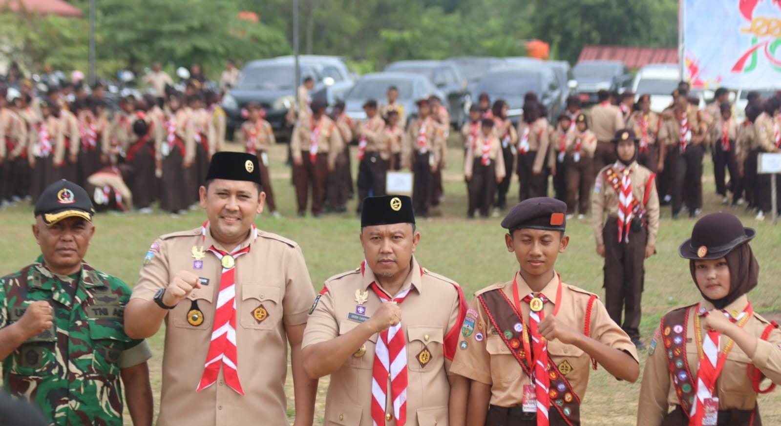 Dukungan Penuh TNI dalam Semarak Jambore Pramuka Cabang Merangin ke-IX: Kobarkan Semangat Persatuan di Bumi Perkemahan Dukungan Penuh TNI dalam Semarak Jambore Pramuka Cabang Merangin ke-IX: Kobarkan Semangat Persatuan di Bumi Perkemahan