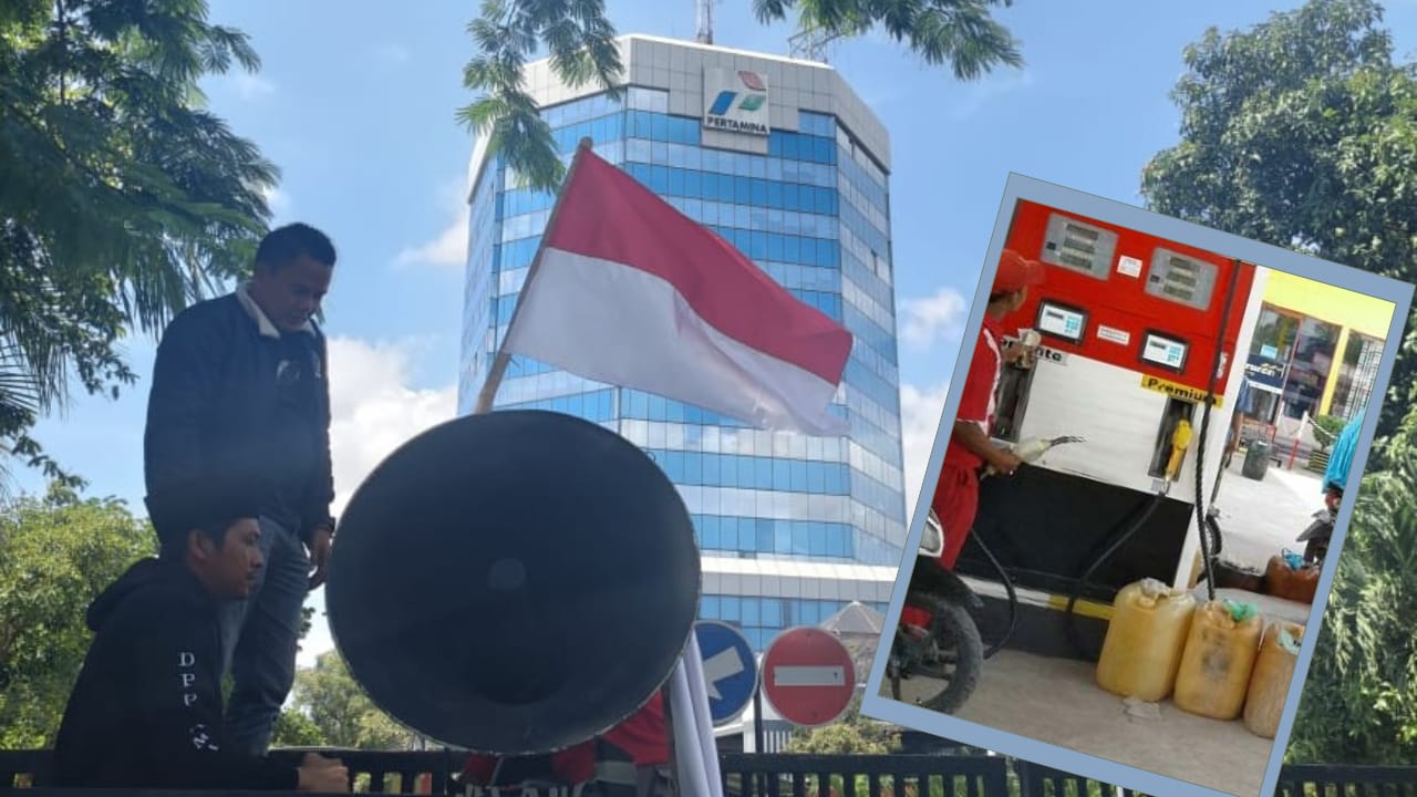 Jerigen BBM Picu Aksi Massa : AMI Tuntut Pertamina Tindak SPBU Camplong Jerigen BBM Picu Aksi Massa : AMI Tuntut Pertamina Tindak SPBU Camplong