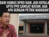 Dari Humas DPRD Naik Jadi Kepala UPTD PPD Samsat Batam, Ada Apa dengan Petrik Nababan ?