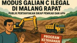 Pangdam XIX Bicara Stabilitas, Malang Rapat Justru Digerogoti Galian C Berkedok Ketahanan Pangan