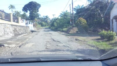 Jalan Desa Kungkai Rusak,Pemerintah Dinas Terkait Tutup Mata