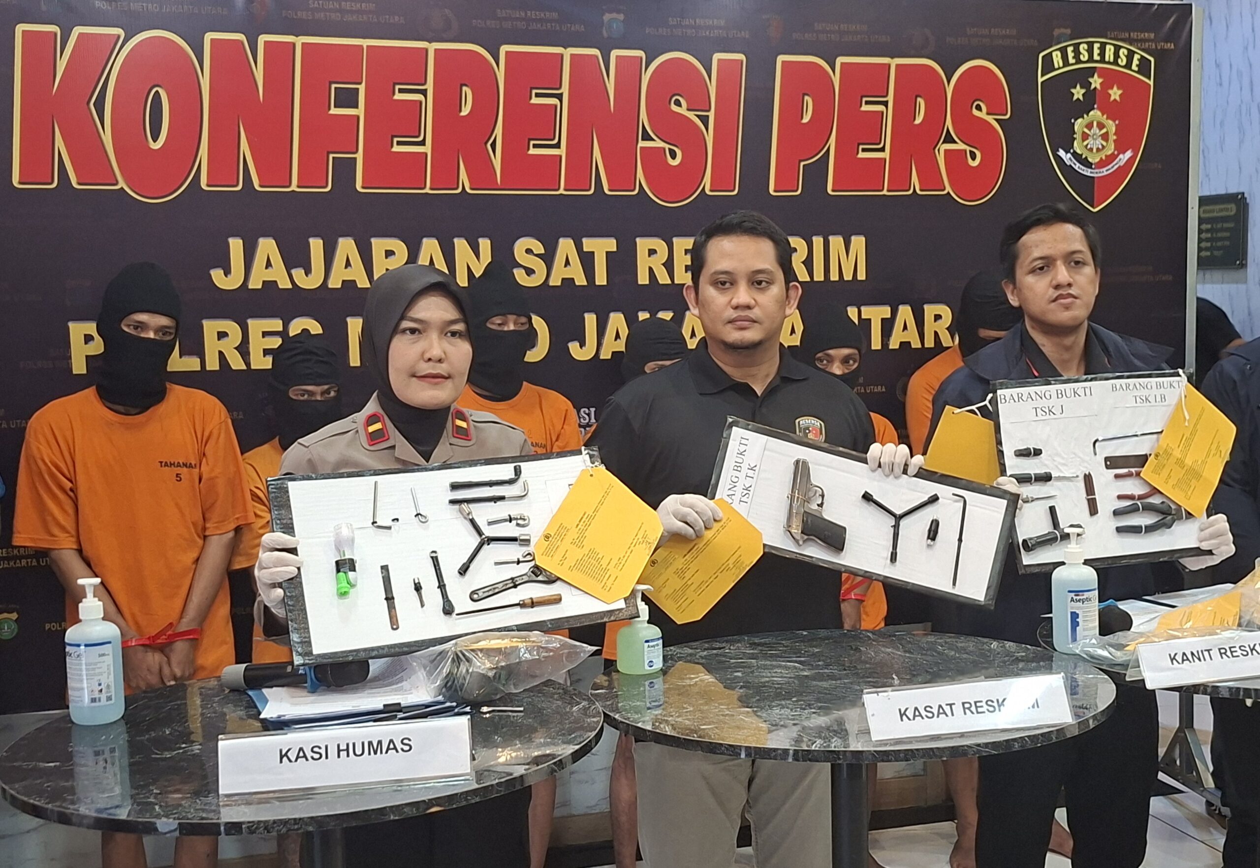 Polisi Berhasil Ringkus Enam Pelaku Curanmor Di Jakarta Utara, Empat Pelaku Residivis