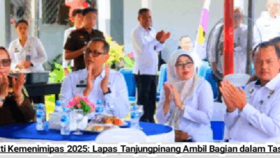 Momentum Hari Bakti Kemenimipas, Lapas Kelas IIA Tanjungpinang Turut Tasyakuran