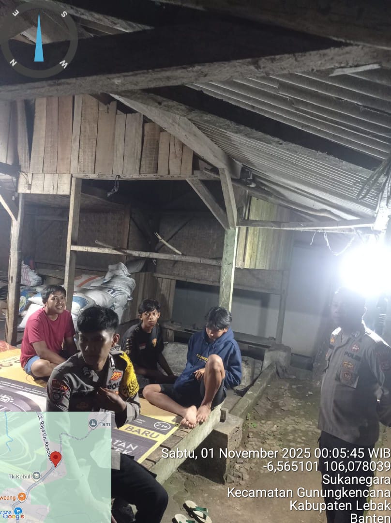 ‎Kanit Binmas Polsek Gunungkencana Laksanakan Sambang ke Warga Binaan di Kampung Pasar  ‎