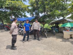 Polsek Rangkasbitung Polres Lebak Cek Parkiran Motor Cegah Adanya Pencurian