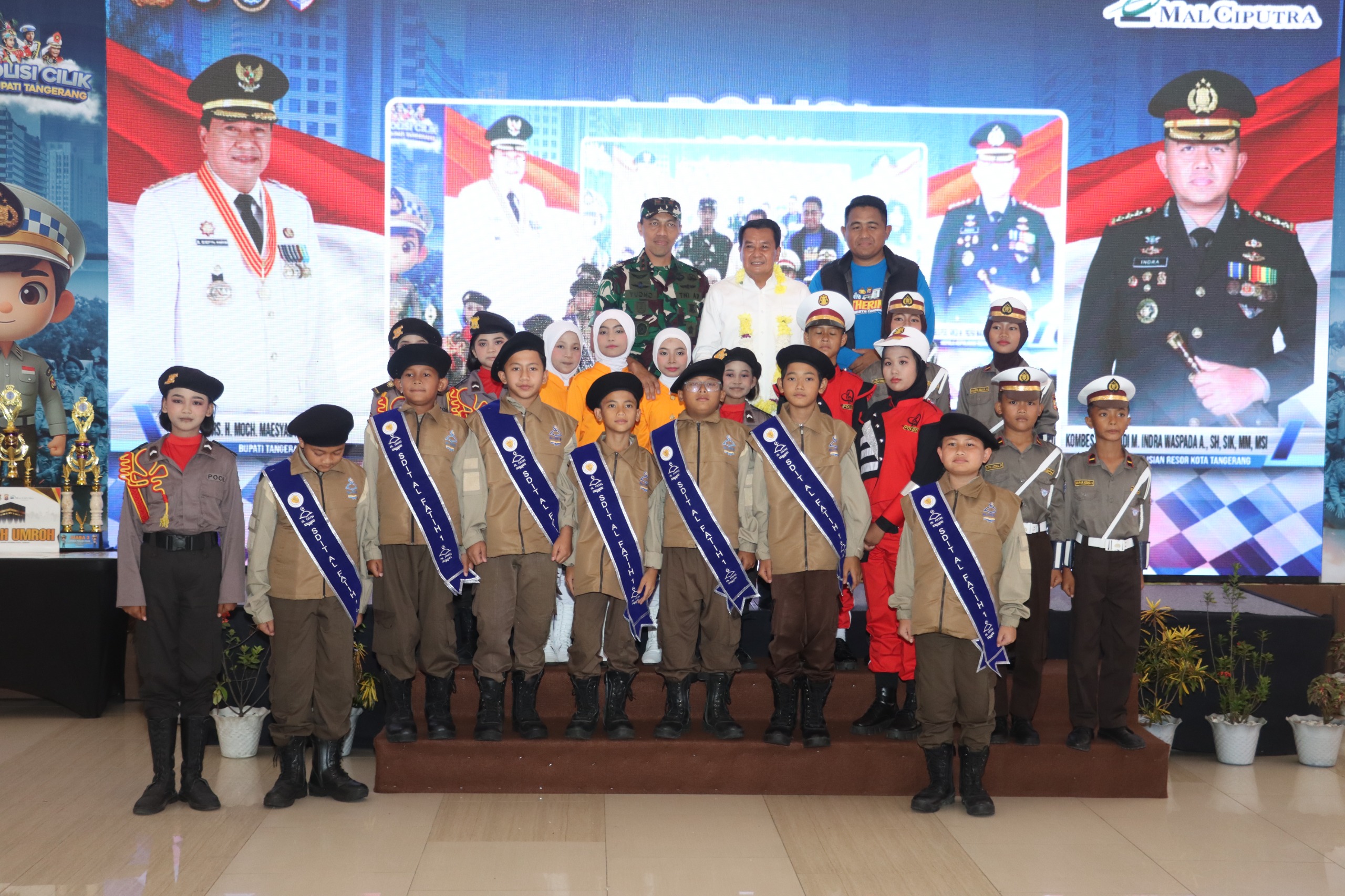 Kolaborasi Bareng Pemkab, Polresta Tangerang Gelar Lomba Polisi Cilik Piala Bergilir Bupati